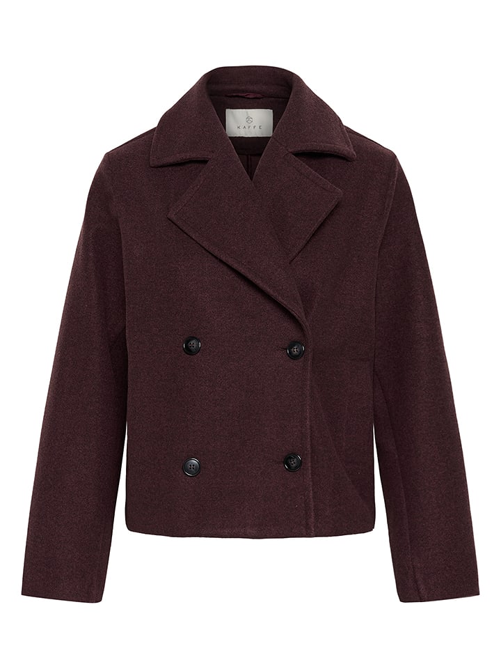Kaffe Trenchcoat in Bordeaux - 44