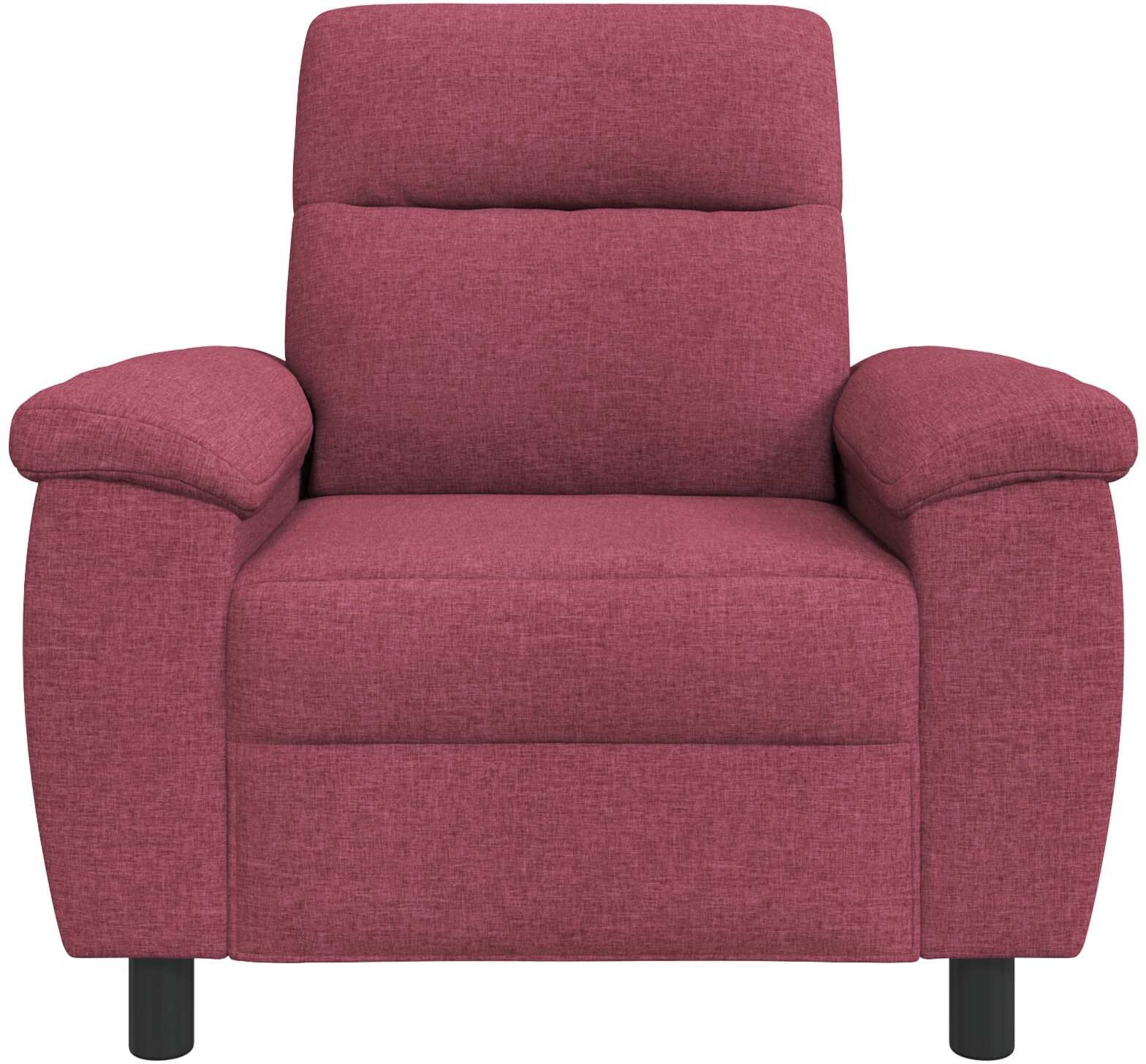 vidaXL Canapé Bordeaux 95 x 90 x 95 cm Tissu