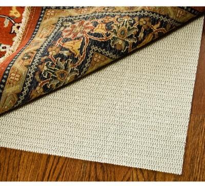 SAFAVIEH Non Slip Anti Skid Grippy Stay in place Rug Pad Under Carpet, Stable on all Hard Floors - Herringbone