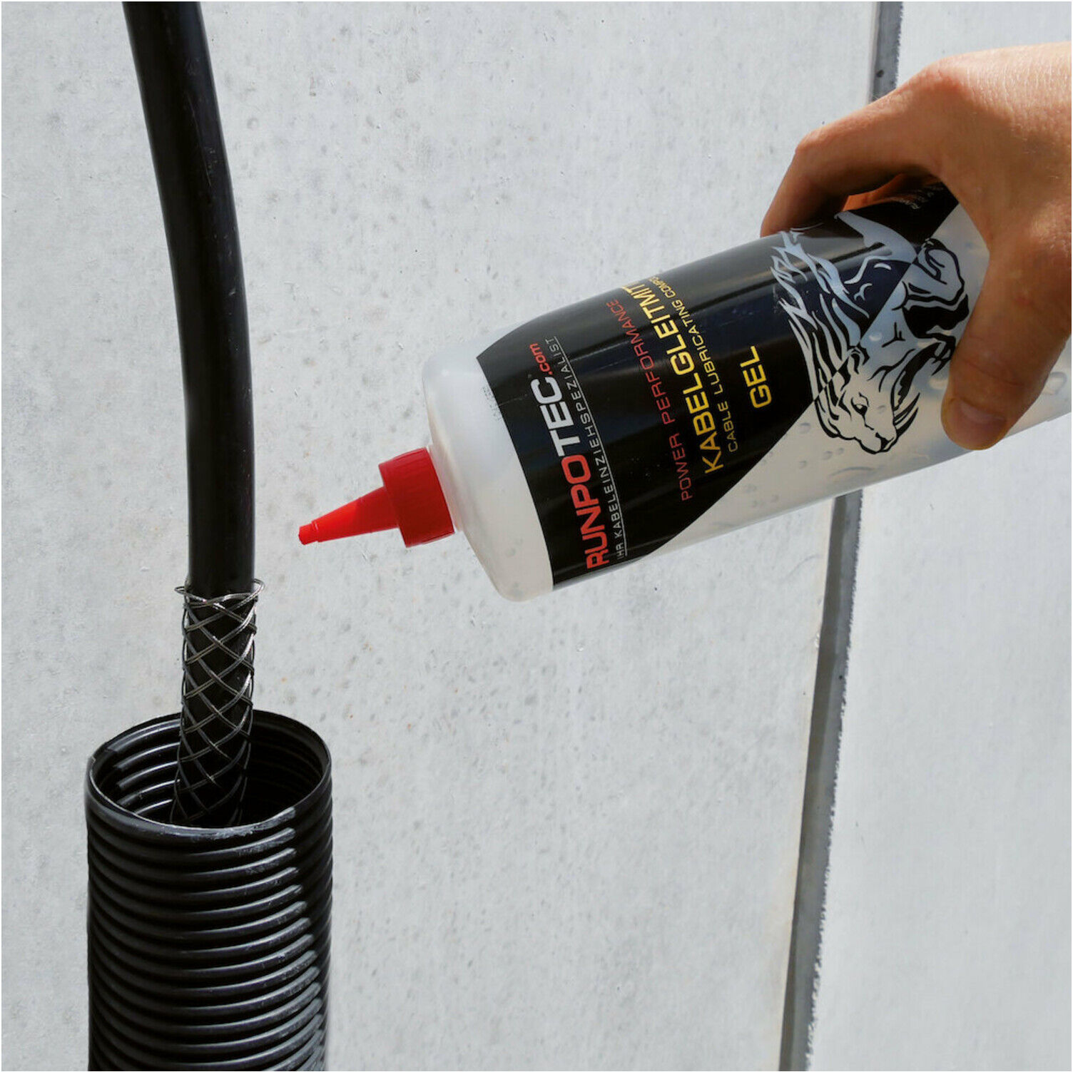 Runpotec Kabelgleitmittel 1050 ml Kunststoffflasche Gel (30064)