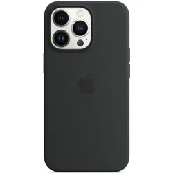 Apple iPhone 13 Pro MagSafe Silikon Hülle - Mitternacht/Midnight