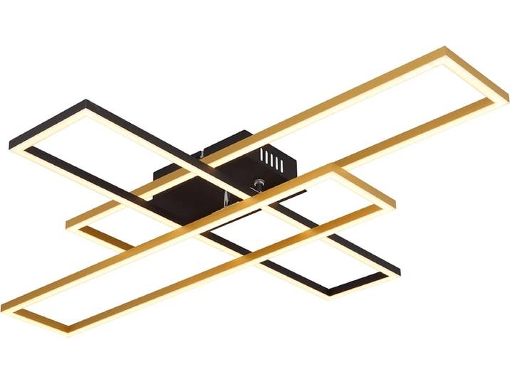 Deckenlampe LED DAKARI 60cm 40W schwarz
