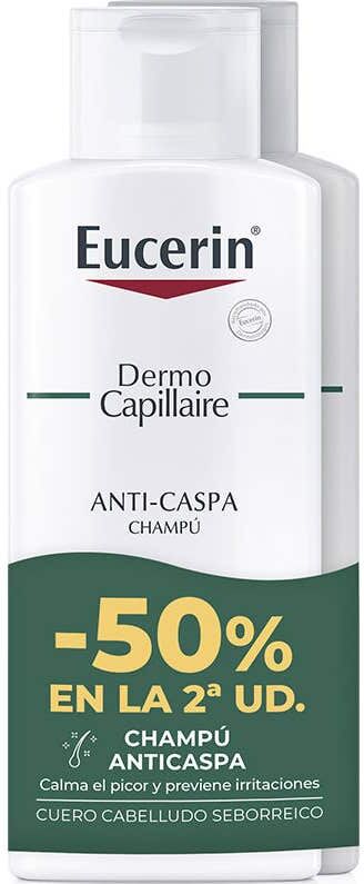 Eucerin Dermo Capillaire Champú Anticaspa Pack 2x250 ml