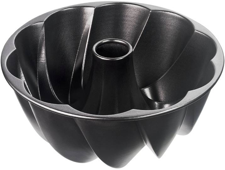 Backform KAISER BACKFORMEN Inspiration , schwarz, Ø:25cm, Aluminium, Küchenformen, Backform, Mit geschwungener Oberflächenstruktur
