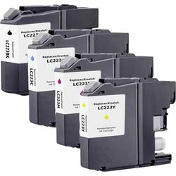 Renkforce Druckerpatrone ersetzt Brother LC-223BK, LC-223C, LC-223M, LC223Y Kompatibel Schwarz, Cyan, Magenta, Gelb RF-I-B-LC223BKCMY RF-6954006
