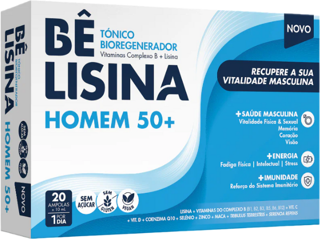 Bêlisina Homem 50+ 20 ampolas