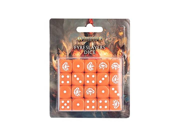 Games Workshop Warhammer AoS - Fyreslayers Dobbelstenen Set