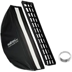 Walimex pro Studio Striplight 22x90 Elinchrom (Softbox), Softbox + Reflektor
