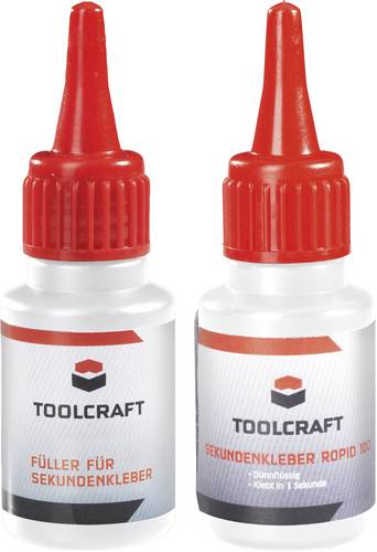 TOOLCRAFT ROPID 100 Sekundenkleber 885821 1 Set