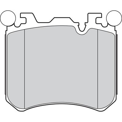 VALEO Bremsbelagsatz, Scheibenbremse 302920 Vorderachse für ROLLS-ROYCE
