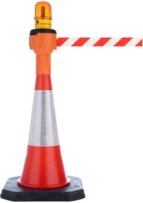 RS-GUIDESYSTEMS Feu clignotant pour cône de signalisation, plastique (4251021125555)