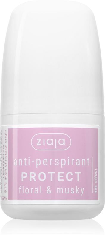 Ziaja Antiperspirant Protect anti-transpirant roll-on parfums Floral & Musky 60 ml