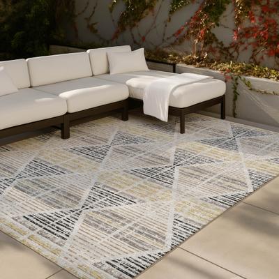 Addison Rugs Machine Washable Indoor/ Outdoor Modern Ovid Chantille Rug