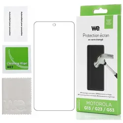 We-Vibe WE Verre trempé MOTOROLA G13 / G23 / G53 : Protection écran - anti-rayures - ant (Motorola Moto G13, Motorola Moto G23, Motorola Moto G53), Smartphone Schutzfolie