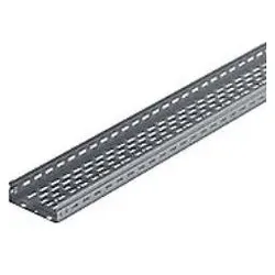 Legrand Kabelrinne MFA P31 Höhe 60 mm, Breite 400 mm, Länge 3000 mm Elektroverzinkt - (3 Meter), Serverschrank Zubehör, Silber