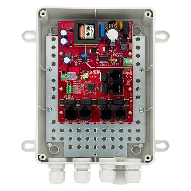 Atte Switch SWITCH POE IPB-5-10A-M2 5-PORTOWY (5 Ports) (IPB-5-10A-M2)