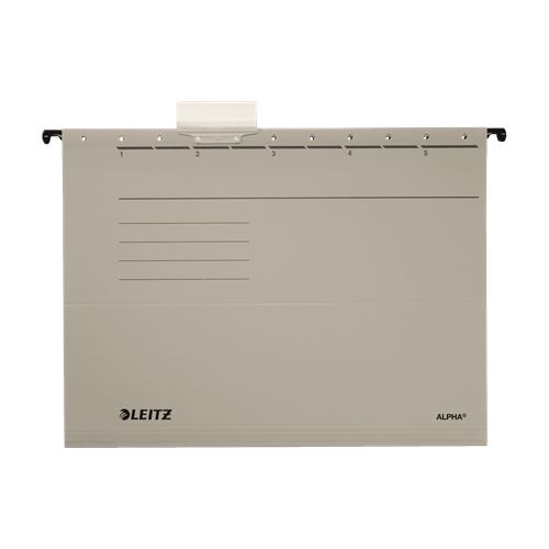 LEITZ 5 Hängemappen ALPHA 1985 grau