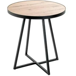 Beistelltisch   ¦ holzfarben ¦ Maße (cm): H: 52  Ø: 48.0