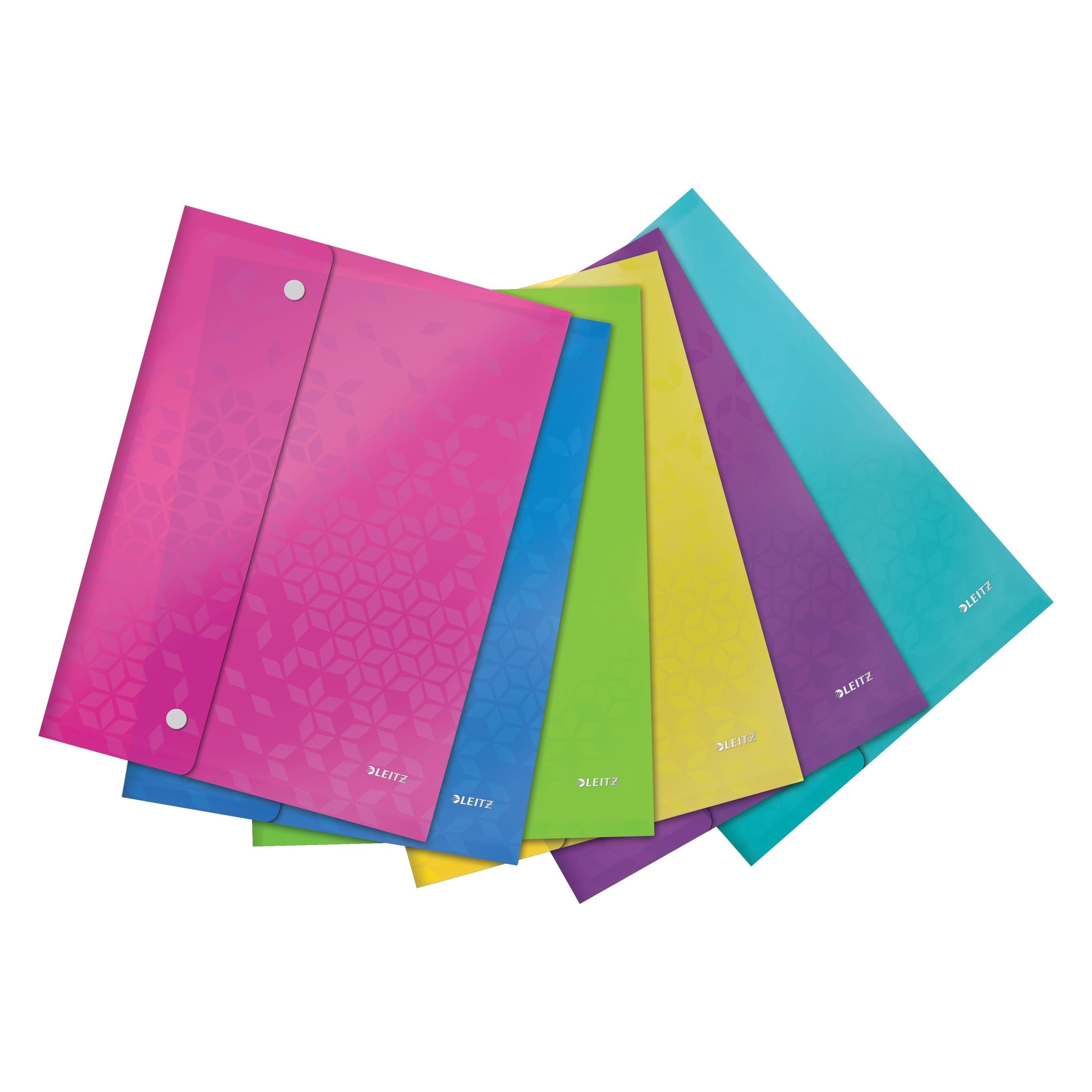 Leitz Sammelt. mit Druckkn., farbs. (A4) (4469-00-99)