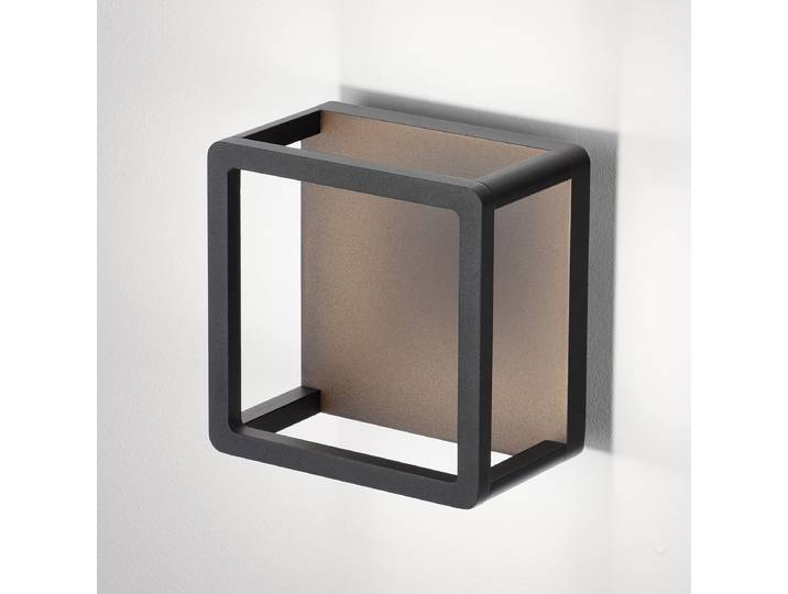 Applique LED 18cm Gris