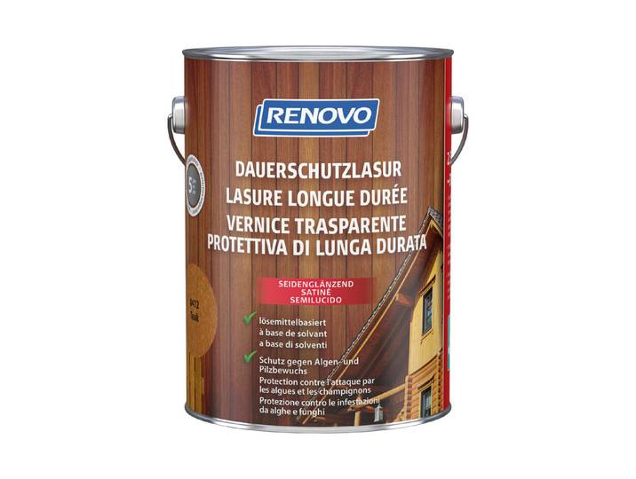 Renovo Dauerschutzlasur Teak 2.5 l Seidengl