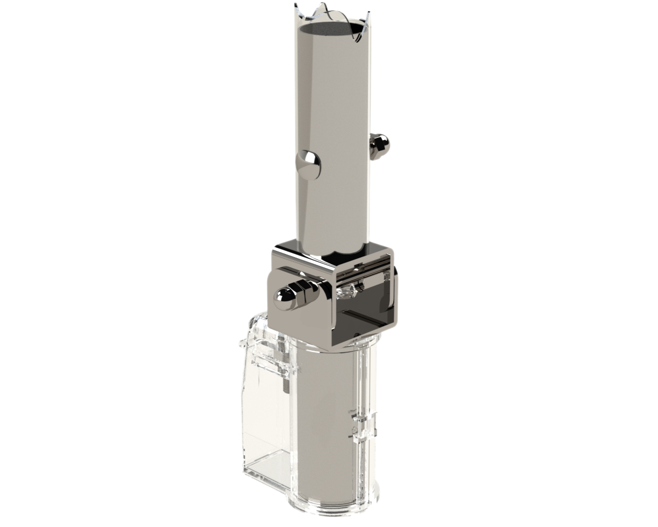 Eichenwald Ideal Edelstahl Eichenwald Modell 27 Gelenk mit Arretierung Montage in Einbauhalterung V4A 1 Stück