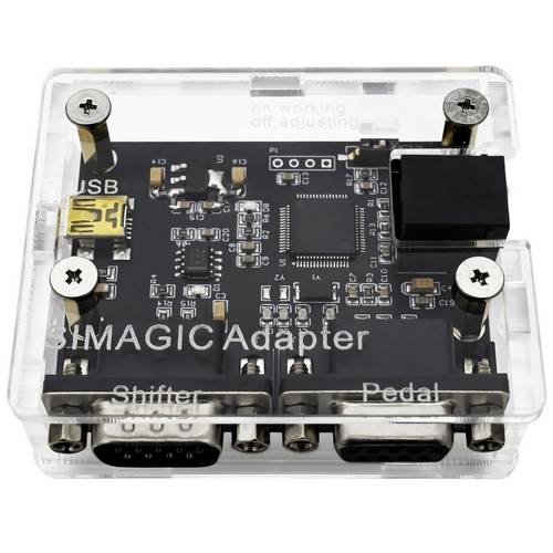 SIMAGIC S472 Peripherie Adapter PC Schwarz, Transparent