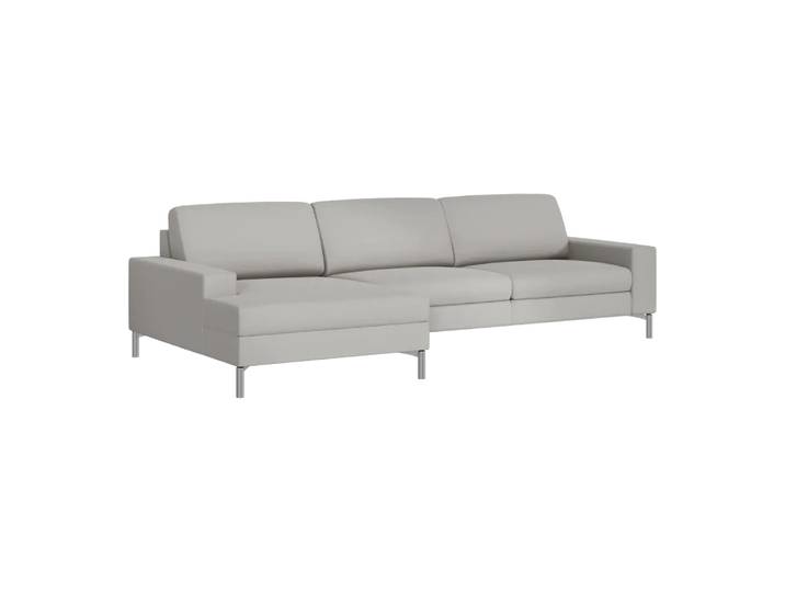 Ecksofa Quattro, Johann Jakob, kat. , king beige, Textil