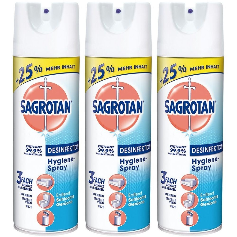 Sagrotan Hygiene-Spray x3 3x500 ml Spray