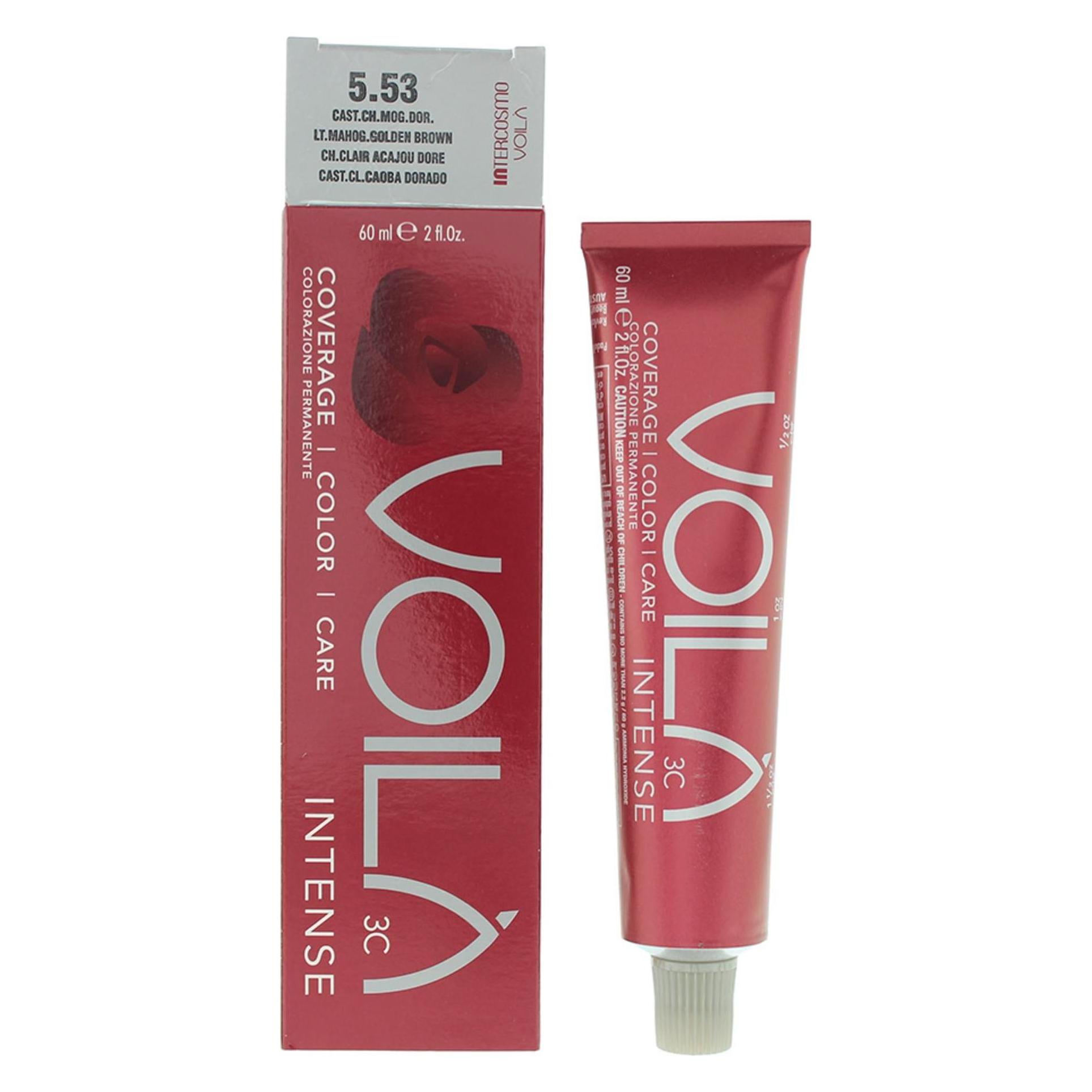 Intercosmo Voila 3C Intensive Tönung - 60ml (5.53 Light Mahogany Golden Brown) (50026161)