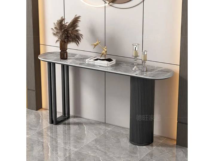 Table console nordique Midcentry, entrée en métal moderne, table console de couloir, entrée de luxe, meubles de salon, Tisch Wohnzimer