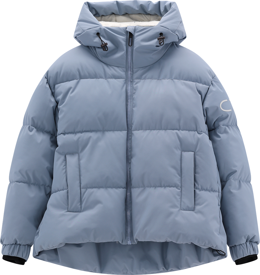 Winterjacke CMP, Damen, Gr. XL, blau (sugar), Obermaterial: 100% Polyester. Futter: 100% Polyester. Wattierung: 100% Polyester, Jacken Winterjacke, Oversize-Schnitt, Warm wattiert sugar XL