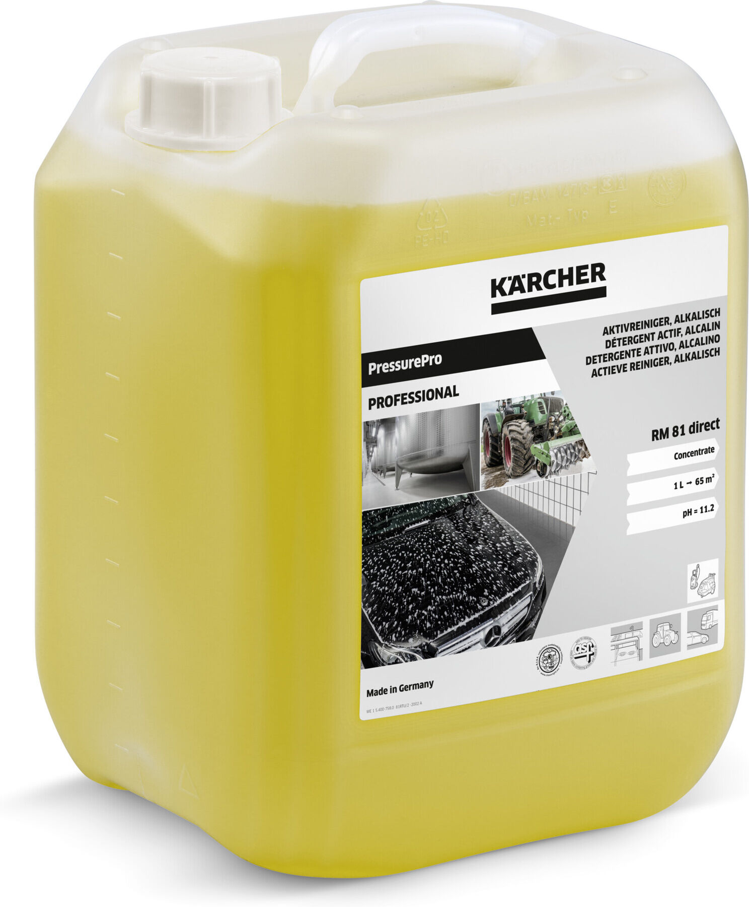 Kärcher PressurePro Aktivreiniger, alkalisch RM 81 direct, 10 l (6.296-123.0)