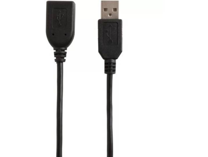 Essentielb - Câble Usb Rallonge Usb A 2.0 3m Noire