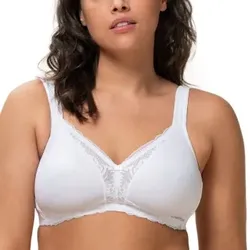 Triumph BH Modern Lace Cotton Soft Bra Weiß E 75 Damen