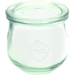 Weck Gläser Tulpenform 746, 370 ml (6x Einmachgläser, Marmeladengläser) 58309, Einmachgläser, Transparent