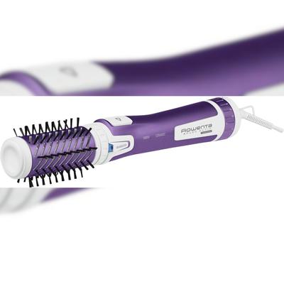 Rowenta CF9530 Haarstyling Weiss-Violett Warmluftbürste rotierend