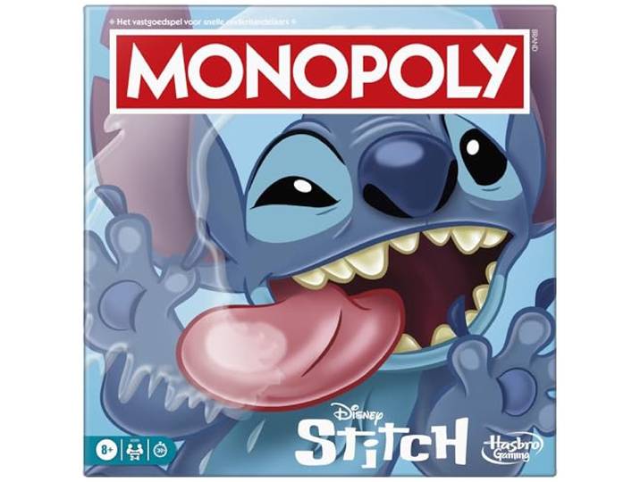 Monopoly Disney Stitch-editie, bordspel - Nederlandse versie