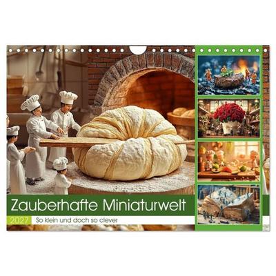 Zauberhafte Miniaturwelt (Wandkalender 2027 DIN A4 quer), CALVENDO Monatskalender