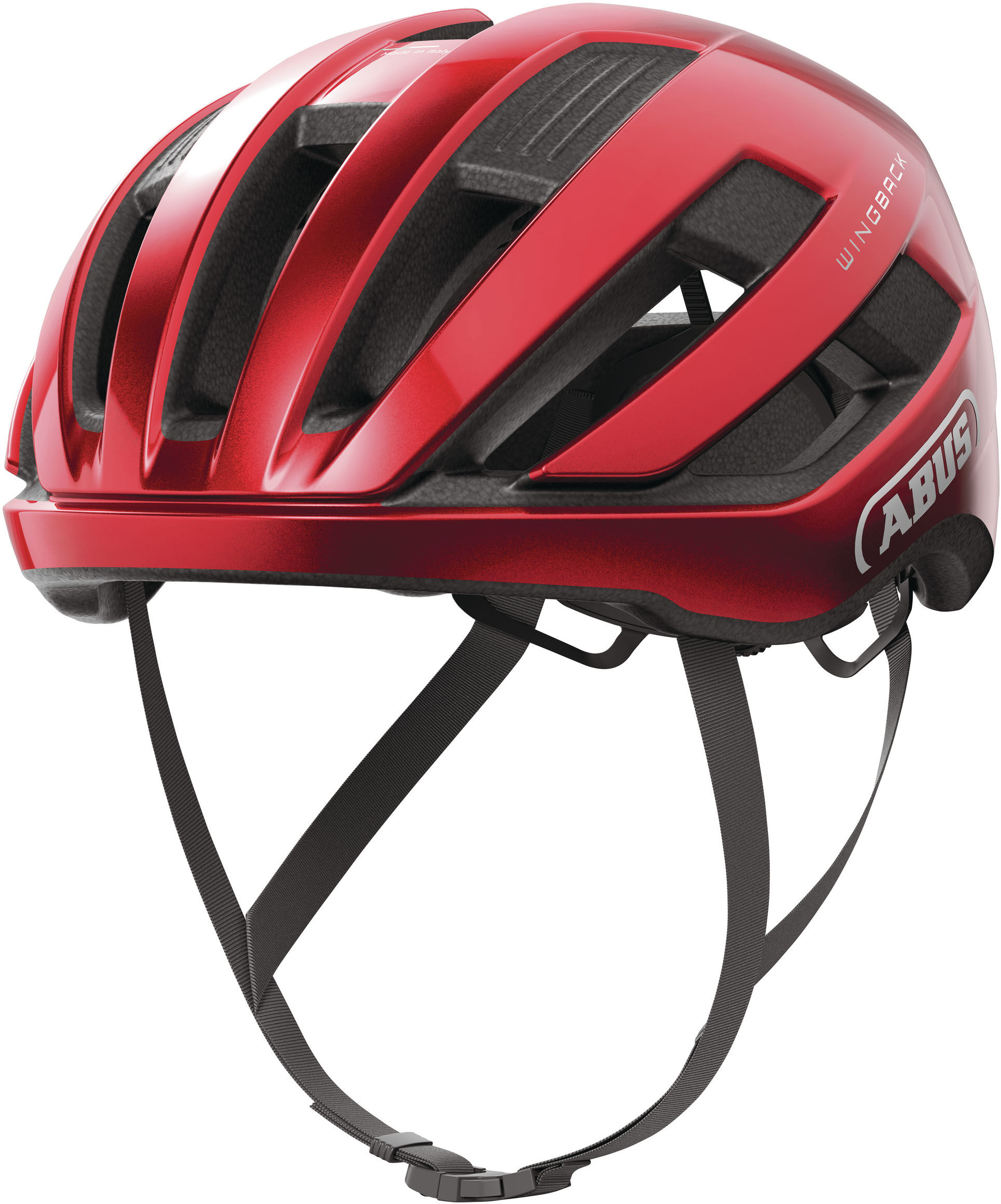 Fahrradhelm ABUS "WINGBACK" Gr. L, rot (performance rot), Helme, L Kopfumfang: 57cm - 61cm