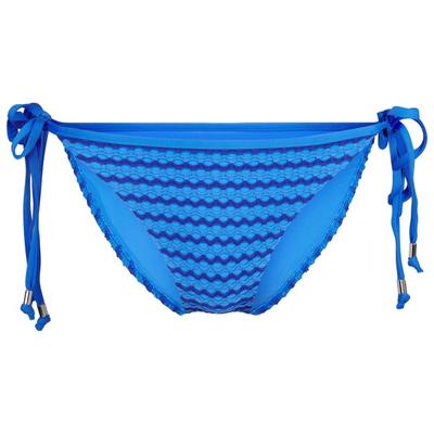 Seafolly - Women's Mesh Effect Hipster Tie Side - Bikini-Bottom Gr 36 blau