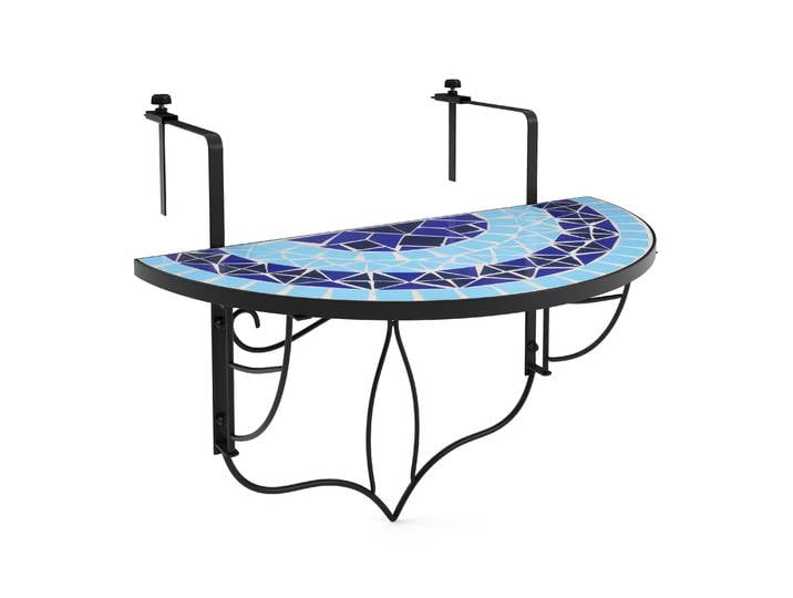Balkontisch klappbar MOSAIK blau