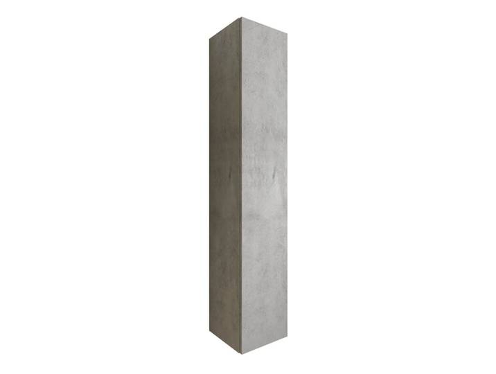Colonne murale suspendue 1 porte aspect béton