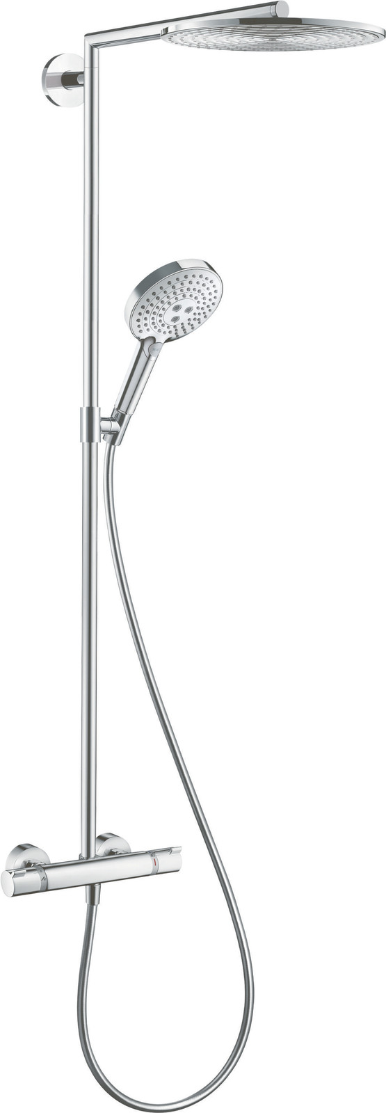 Hansgrohe Raindance Select douchekolom met Raindance Air 1jet hoofddouche, chroom, 300 mm