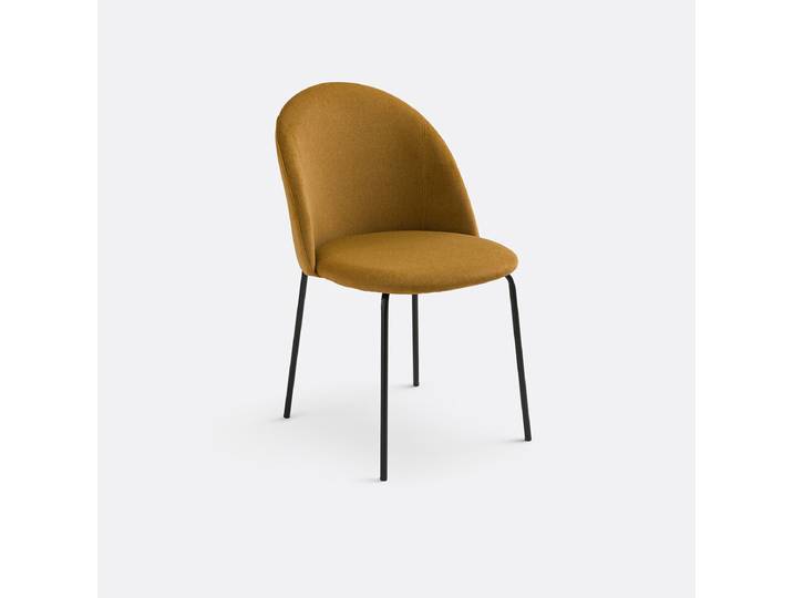 LA REDOUTE Chaise velours, Nordie Marron Ambre