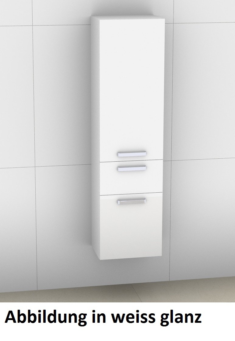 Artiqua 400 Hochschrank, Graphit Struktur quer, 400-HTL-1-45-L-7070-401 400-HTL-1-45-L-7070-401