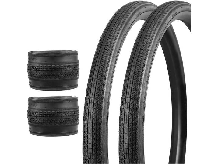 Fahrradreifen 2-teiliges Set 700x28c/32c/35c, Schwarz, Kunststoff, 3.5x70x70 cm, Freizeit & Co, Sport & Fitness, Fahrräder, Fahrradzubehör