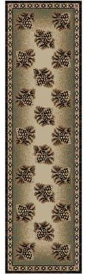 Mayberry Rug American Destination Rustling Forest Rustic Lodge Area Rug