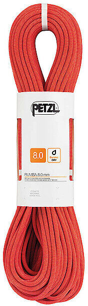Petzl Halbseil Rumba 8mm 60m rot   50M B
