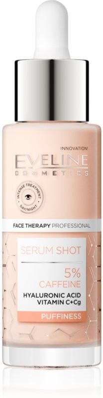 Eveline Cosmetics Serum Shot 5% Caffeine Serum zum Erfrischen der Augenpartien 30 ml